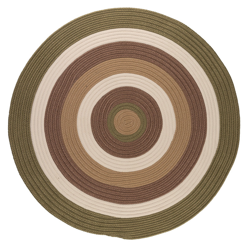 Tapis tressé Talkington, Rond 3 pi