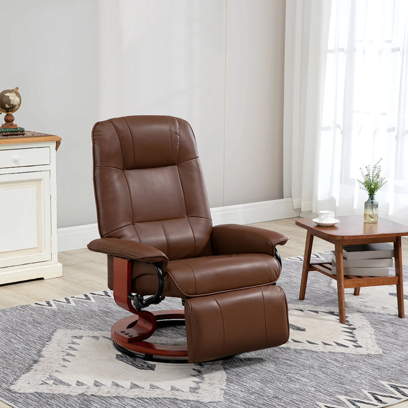 Fauteuil inclinable pivotant Comfort, bois, Brun