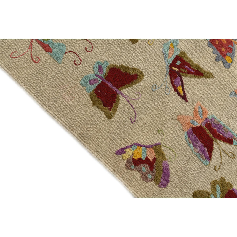 6 Ft Square Perry Ivory Rug
