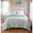 Greenland Home Fashions Marina 3-Piece King Size Seafoam Coverlet Set, 105x95 Inch-1406988961-1343762263