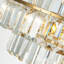 Plafonnier semi-encastré en cristal 3 lumières-775742905