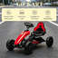 Kart à pédales en polypropylène bien conçu avec roues amortissantes pour l'aventure en plein air