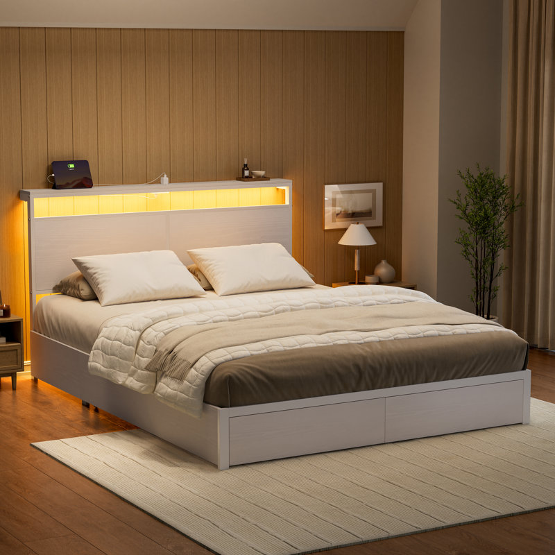 Antioch Bed, Full, Brown