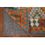 Tapis géométrique en laine Kilim