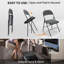 10 chaises pliantes rembourrées, gris-328885801
