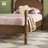 Solid Wood 4-Piece Spindle Vivienne Twin Bed with Walker Edison Easy Assembly 1-Drawer Nightstand, 6-Drawer Dresser, and Short Bookshelf-111301198