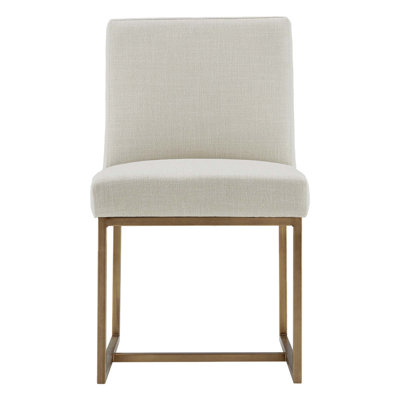 19'' H Linen Upholstered Side Chair