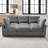 U-Shaped Modular Sectional Sofa With Ottoman And USB Ports-569294888