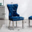 Chaise en velours touffeté Montura-1970027455
