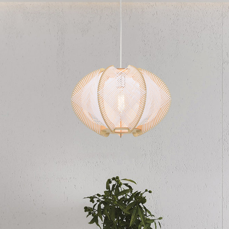 Lustre géométrique en bois Beavin