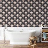 Wallflower - Black Blush Wallpaper by Julianne Taylor Style