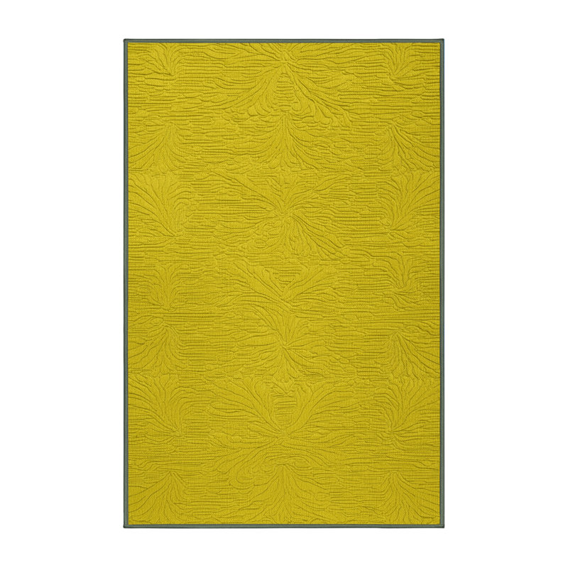  Tapis lavable à motif citron, Rectangle 4pi x 6 pi