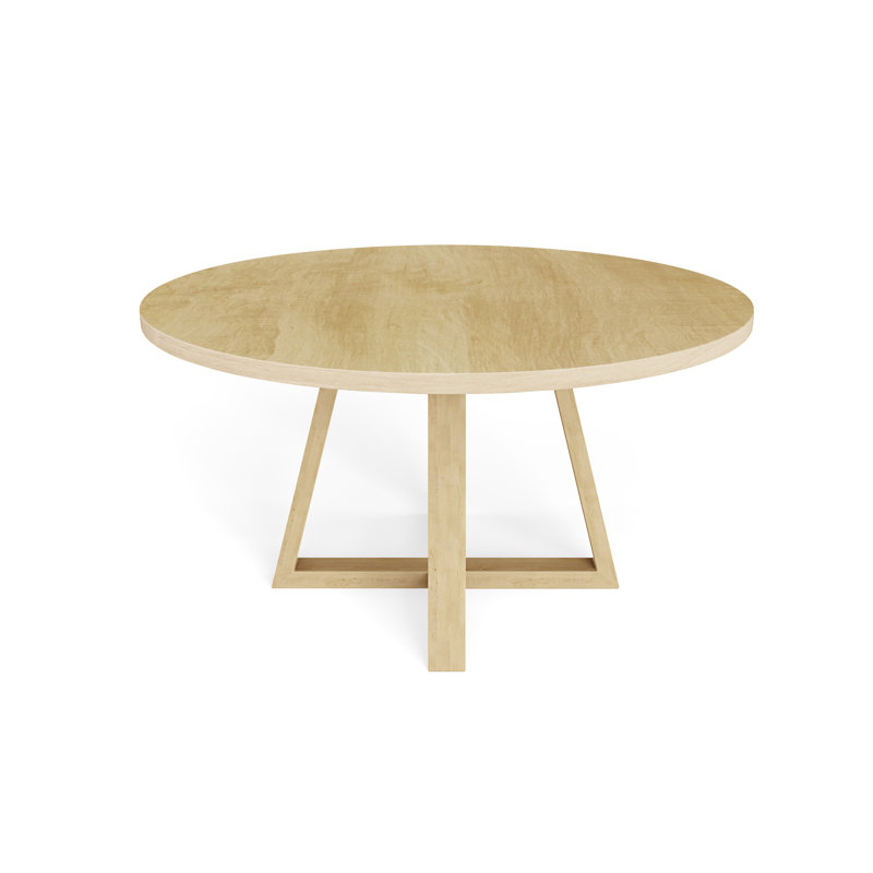 Table de salle à manger Ledford, Naturel, H 29 po x L 54 po x l 54 po