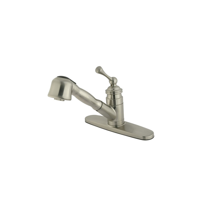 Vintage Hot & Cold Water Dispenser with Swivel Spout, Satin Nickel