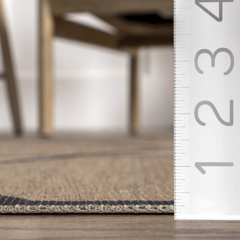 Runa SuperiorWash Lattice Easy-Jute Machine Washable Area Rug, Rectangle 5' x 8'