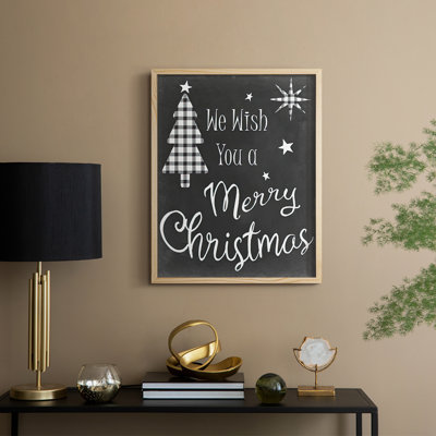We Wish Framed Print - Solid Wood