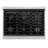 ZLINE Autograph Edition 36 in. 5.2 cu. ft. Paramount Gas Range with 6 Burner Cooktop and Convection Gas Oven in Satin Stainless Steel and Accents-98798776