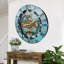 Solid Wood Wall Clock-1163169025