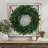 Round Faux Boxwood Wreath