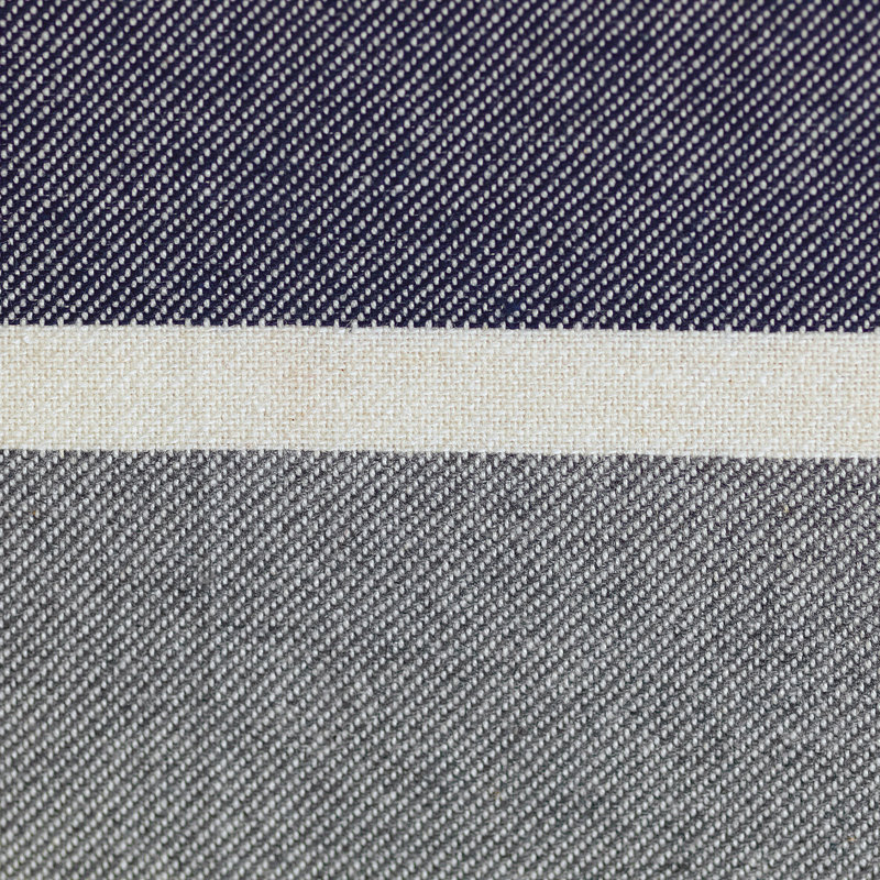 Wainscott Buff Fabric, Denim