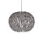 21cm H Metal Pendant Shade in Taupe