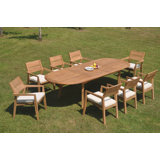 Harva Outdoor 7 - Piece Teak Dining Set