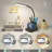 Small Desk Lamp with Pen Holder,3 Modes Dimmable Touch-216881454