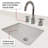 Abbey 36 in W x 22 in D Oak Single Bath Vanity-109766686-104781690