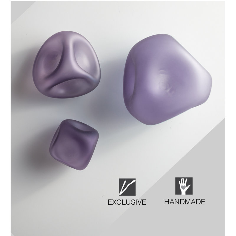 Glass Wall Decor, Purple