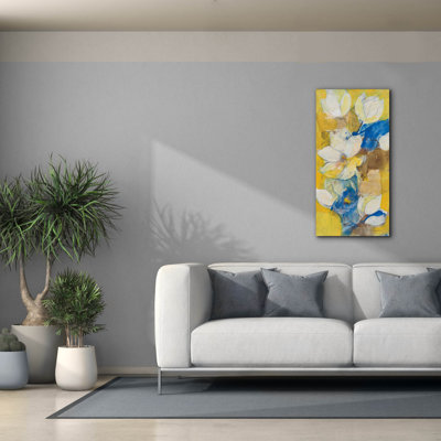 «Golden Trellis 1» par Albena Hristova, art mural sur toile
