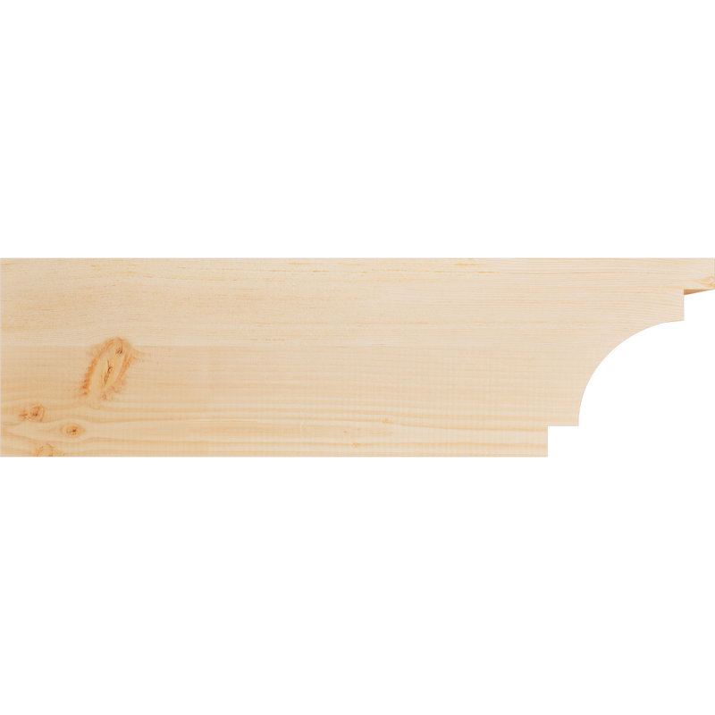 Queue de chevron lisse l 5 5 po x H 10 po x L 36 po, sapin Douglas, Sapin de Douglas, H 10 po x l 36 po x P 5,5 po