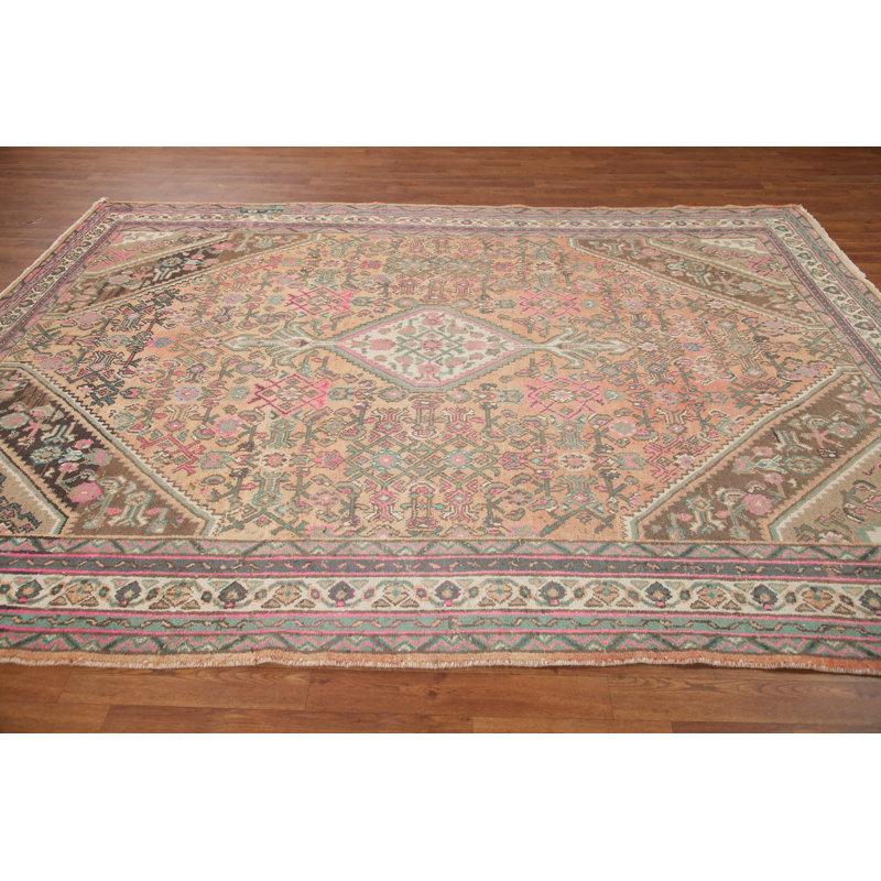 Tapis à motif géométrique traditionnel 7 x 10
