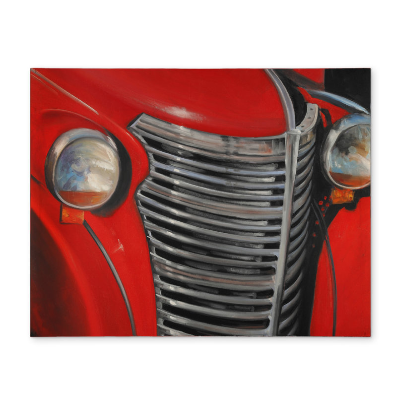 Napperon gris 50's Car Grid Vintage