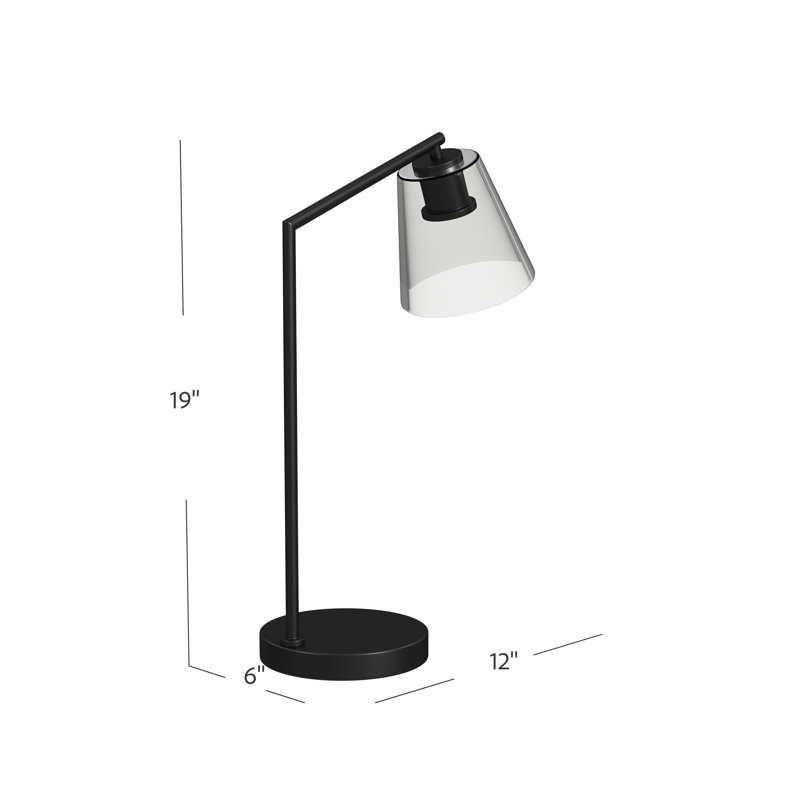 Lampe de bureau en métal Nula