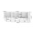 White Entryway Coat Rack With 4 Hooks And Practical Wooden Storage Shelf Wall Mounted Solid