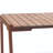 Marvine Rectangular Eucalyptus Outdoor Dining Table , 63'' in. W 40'' in. D
