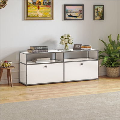 Rangement avec table de chevet et tiroir
