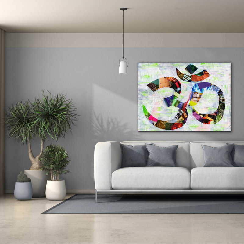 «Namaste» par Artpoptart, art mural sur toile, H 40 po x l 54 po x P 1,5 po