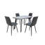 Rimini Metal Base Dining Table-987492090