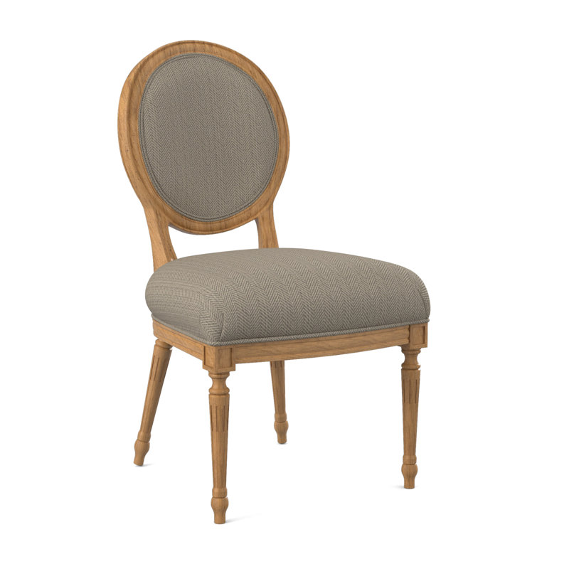 Dauphin Dining Chair, Amber, Filigree Ivory