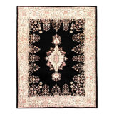 Oriental Area Rug in Black