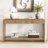 Kaia Mid-Century Modern Console Table With Fluted Drawers And Rounded Corners-116026021
