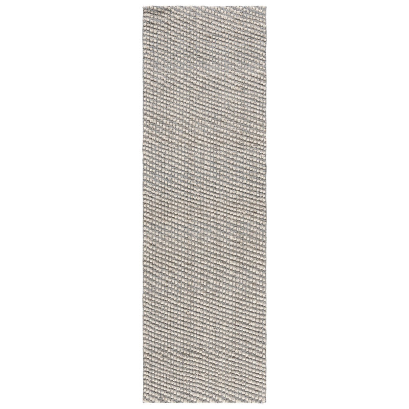Evie-Grace Natural Fiber Hand Loomed Sisal & Jute Striped Rug, Runner 2'6" x 8'
