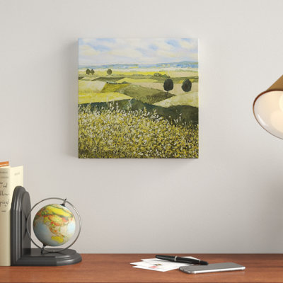 Green Hills by Allan Friedlander - Wrapped Canvas Painting