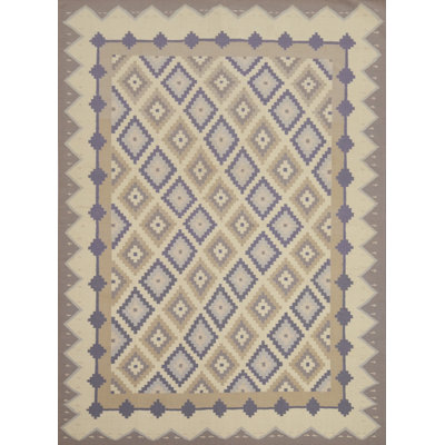 Tapis à motif géométrique kilim Durrie