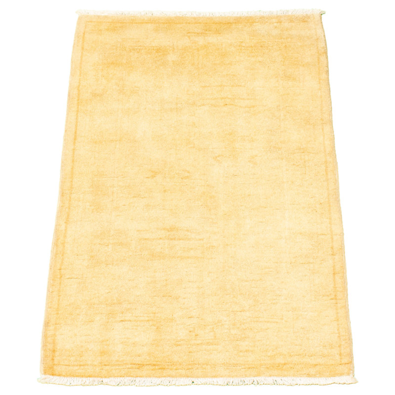 Tapis décoratif en laine beige noué à la main New Age Ziegler beige de conception unique 3 pi x 4 pi 10 po Brynisha