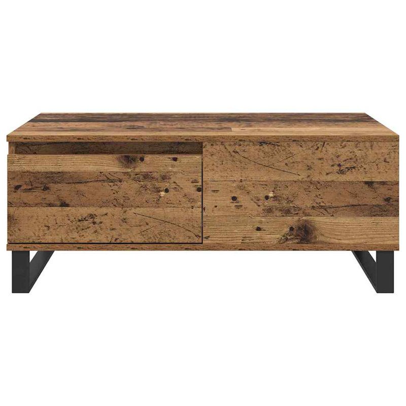 Coffee Table with Storage, Old Wood
