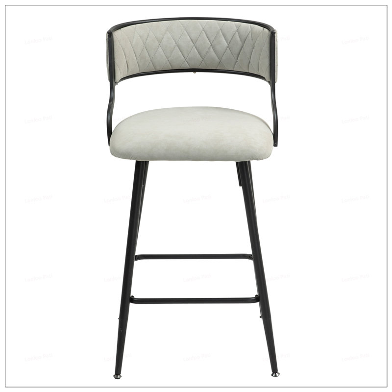 Tabourets de bar en polyuréthane, Beige
