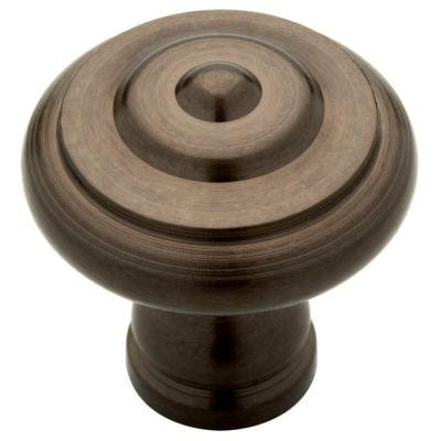 (Paquet de 5) Poignée annelée 1-3 / 8 po Avante, Bronze huilé