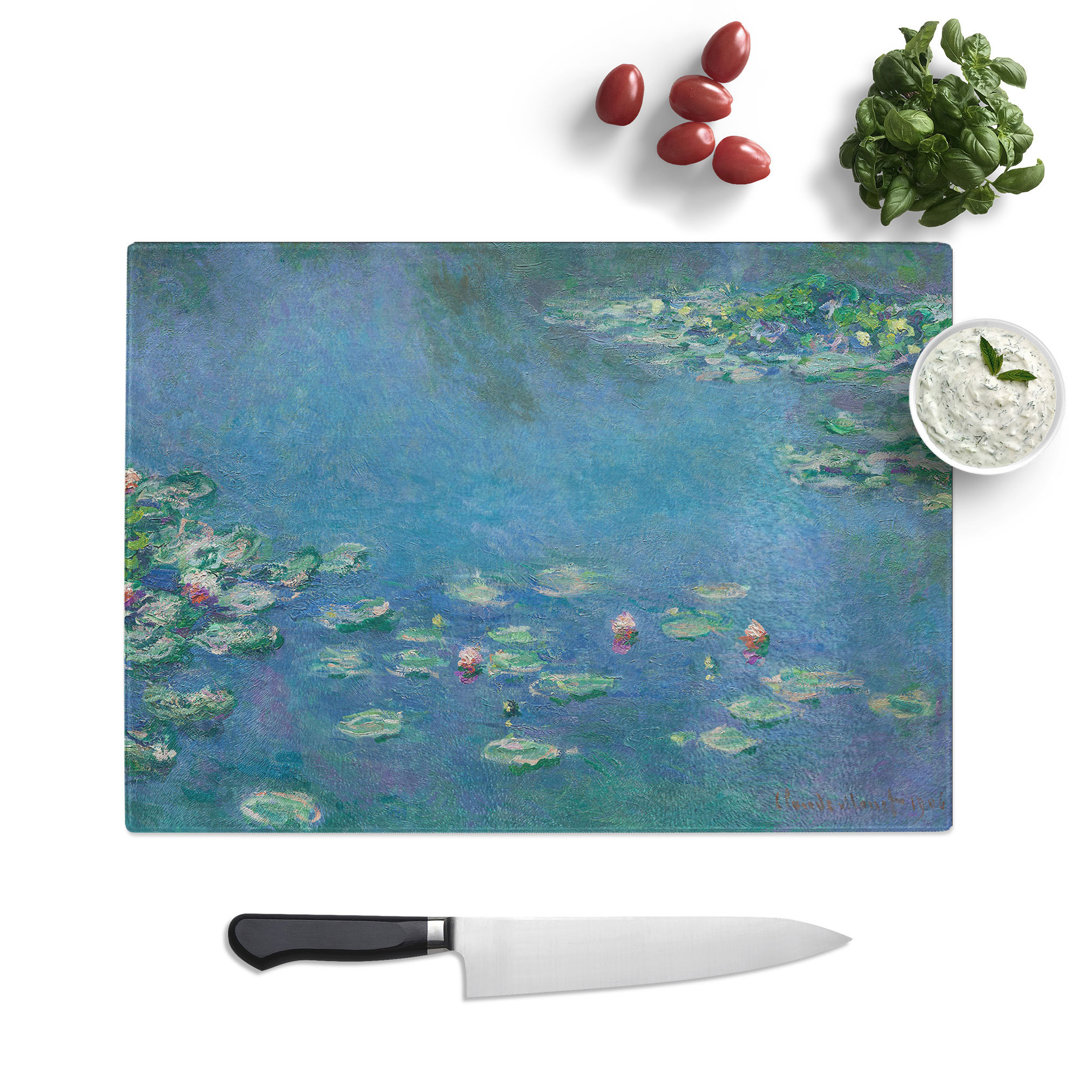 Water Lilies Lily Pond Vol.24 by Claude Monet Chopping Board